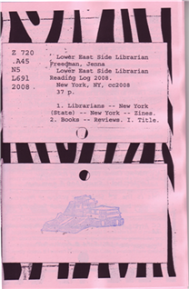 Lower East Side Librarian Reading Log 2008